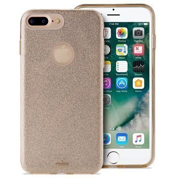 iPhone 7 Plus Puro Glitter Kotelo Kulta