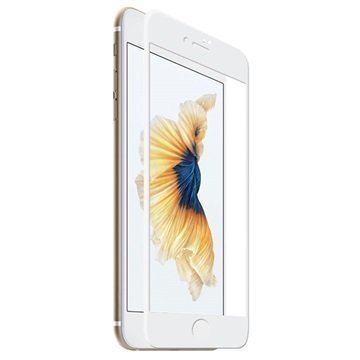 iPhone 7 Plus Rock Full Coverage Karkaistu Lasinen Näytönsuoja Valkoinen