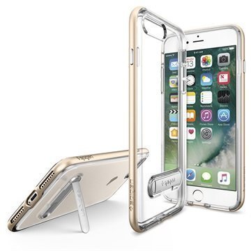 iPhone 7 Plus Spigen Crystal Hybrid Suojakuori Samppanjakulta