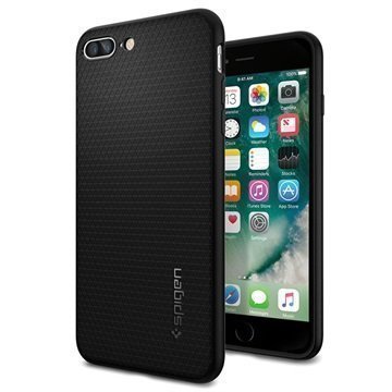 iPhone 7 Plus Spigen Liquid Armor TPU Suojakuori Musta