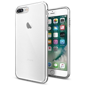 iPhone 7 Plus Spigen Liquid Crystal TPU Suojakuori â" Kirkas