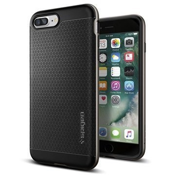 iPhone 7 Plus Spigen Neo Hybridi Suojakuori Gunmetal