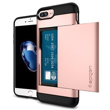 iPhone 7 Plus Spigen Slim Armor CS Suojakotelo Ruusukulta