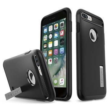 iPhone 7 Plus Spigen Slim Armor Suojakuori Musta