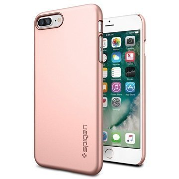 iPhone 7 Plus Spigen Thin Fit Suojakuori Ruusukulta