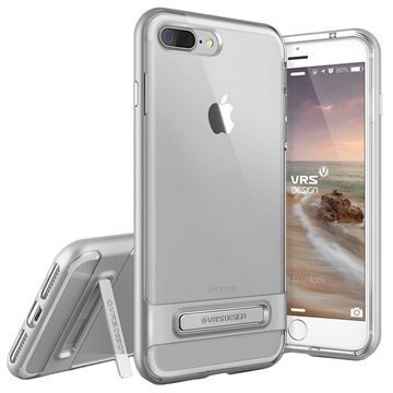 iPhone 7 Plus VRS Design Crystal Bumper Suojakuori Hopea