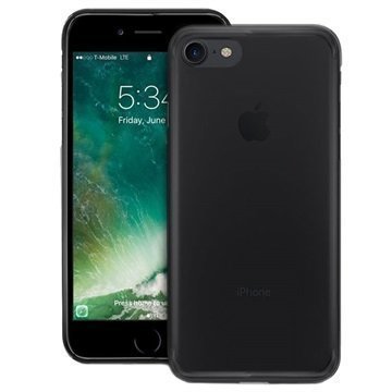 iPhone 7 Puro Plasma Kotelo Läpinäkyvä Harmaa