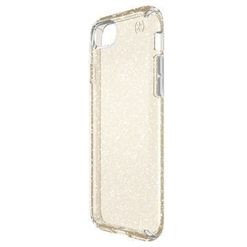 iPhone 7 Speck Presidio Clear Glitter Suojakuori Kulta