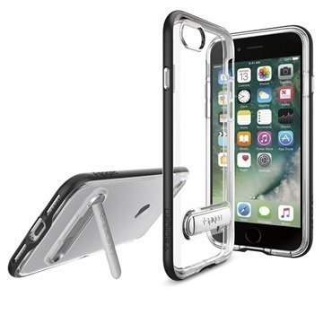 iPhone 7 Spigen Crystal Hybrid Suojakuori Musta