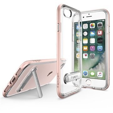 iPhone 7 Spigen Crystal Hybrid Suojakuori Ruusukulta