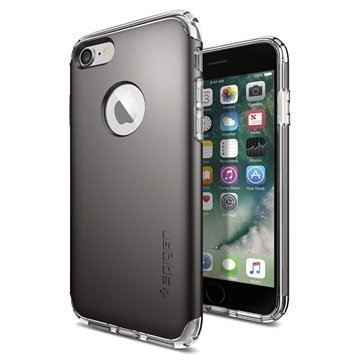 iPhone 7 Spigen Hybrid Armor Suojakuori Asemetalli