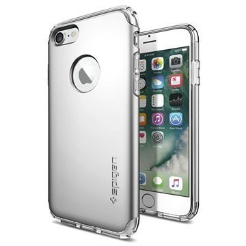 iPhone 7 Spigen Hybrid Armor Suojakuori Hopea