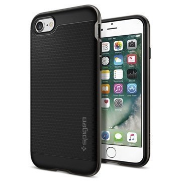 iPhone 7 Spigen Neo Hybridi Suojakuori Gunmetal