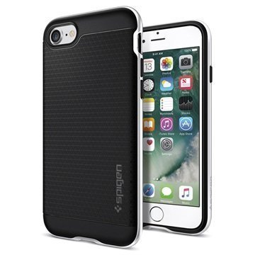 iPhone 7 Spigen Neo Hybridi Suojakuori Hopea