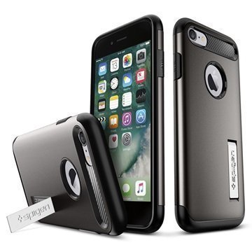 iPhone 7 Spigen Slim Armor Suojakuori Plomizo