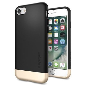 iPhone 7 Spigen Style Armor Kotelo Musta