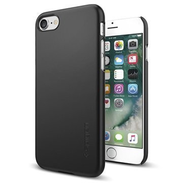 iPhone 7 Spigen Thin Fit Suojakuori Musta