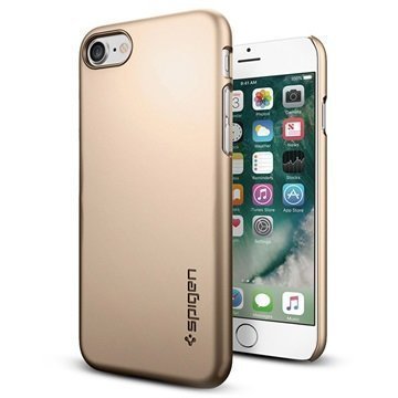 iPhone 7 Spigen Thin Fit Suojakuori Samppanjakulta