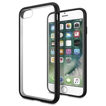 iPhone 7 Spigen Ultra Hybrid Suojakuori Musta