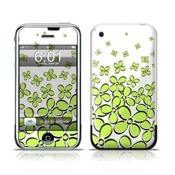 iPhone Daisy Field Skin Green