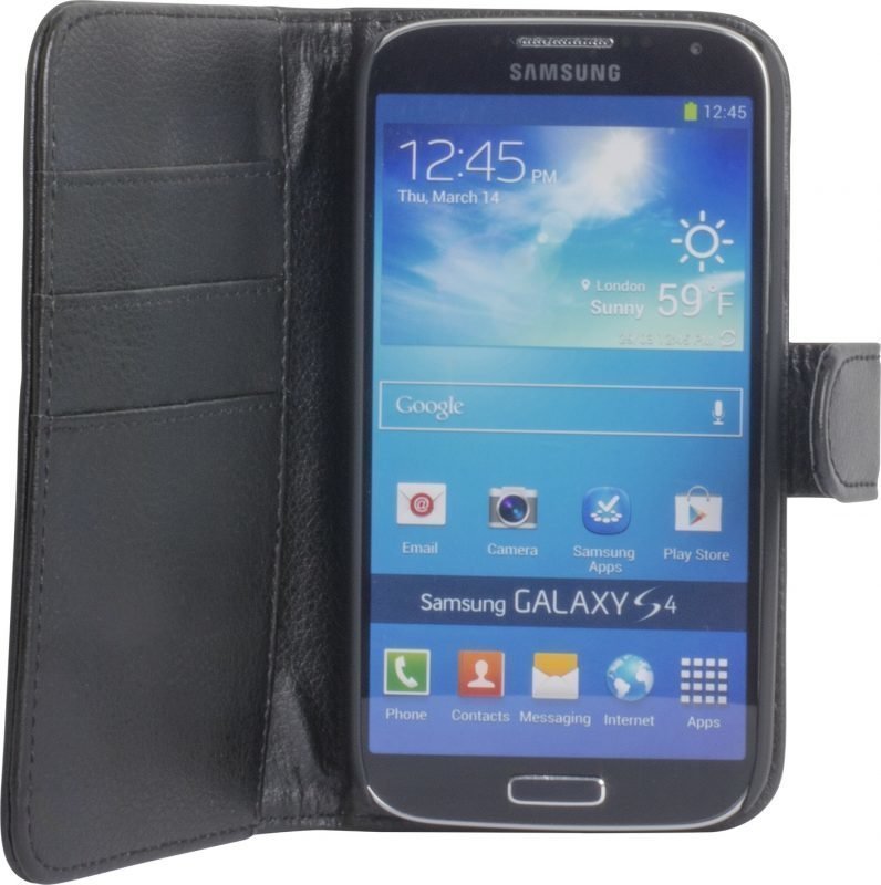 iZound Leather Wallet Case Samsung Galaxy S4 Black