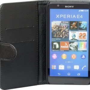 iZound Leather Wallet Case Sony Xperia E4 Black