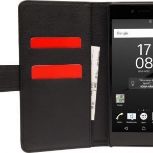 iZound Leather Wallet Case Sony Xperia Z5 Premium Black