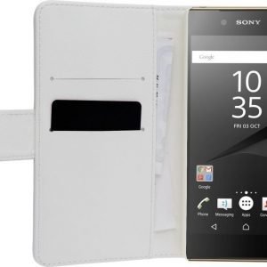 iZound Leather Wallet Case Sony Xperia Z5 White
