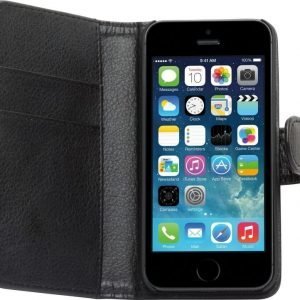 iZound Leather Wallet Case iPhone 5/5S Black