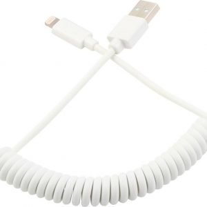 iZound Lightning USB Spiral Cable White
