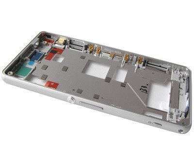 kehys kansi Sony D5503 Xperia Z1 Compact valkoinen